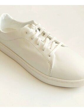 Olukai Womens Size 9.5 PEHUEA LI ILI Casual Leather Sneaker Bright White Shoe